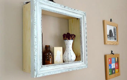 DIY: Frame Shelves