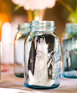 DIY: Photo Centerpieces